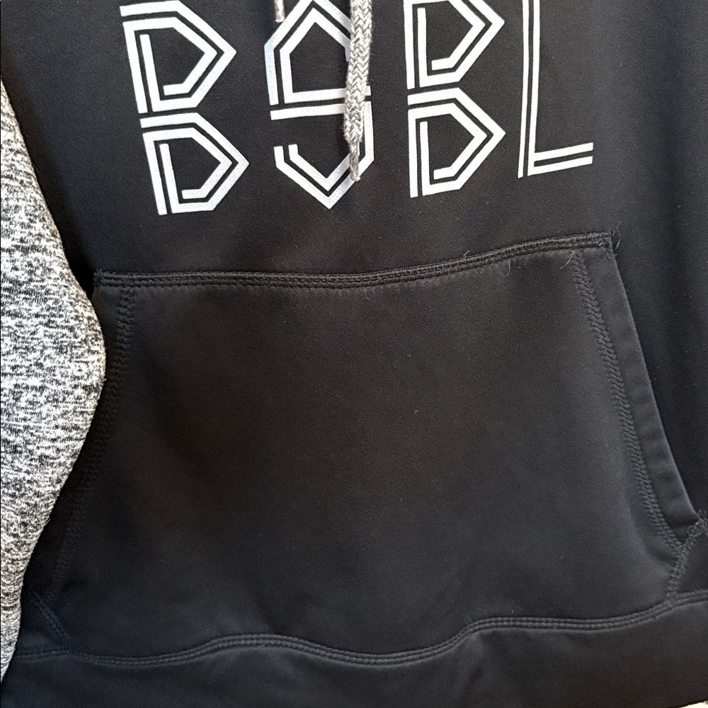 [J. America] Goat Baseball Athletic Performance Graphic Black/Grey Hoodie Mens S - Picture 5 of 9